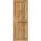 Ekena Millwork Framed Board-n-Batten Shutters w/Z-Bar, Rough Sawn Western Red Cedar, 16 1/8W x 44H, PR RBF06Z16X044RWR - alternate 3